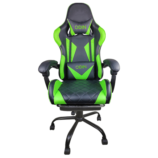 La silla Gamer EMPOLi ODIN EM-G01 con almohadón lumbar, cervical, cabecera y posapiés es perfecta para aquellos que buscan comodidad y estilo mientras disfrutan de sus sesiones de juego. Diseñada con los mejores materiales, esta silla está tapizada con cuero de alta calidad, lo que te brinda durabilidad y resistencia a largo plazo. Cuenta con una elevación de gas clase 3, lo que permite ajustar fácilmente la altura de la silla para adaptarse a diferentes cuerpos y escritorios. Su base cromada de 320mm proporciona una increíble estabilidad, mientras que las ruedas de 50mm facilitan el movimiento suave y sin esfuerzo en cualquier superficie.