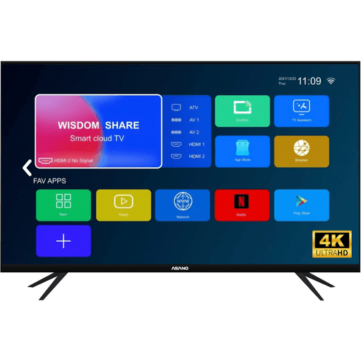 Ahora vas a poder disfrutar de tus películas y series preferidas con este Smart TV Asano de 55