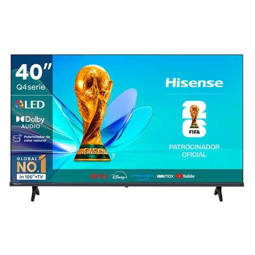 Disfrutá de una experiencia de entretenimiento más inmersiva con esta Smart TV Hisense de 40