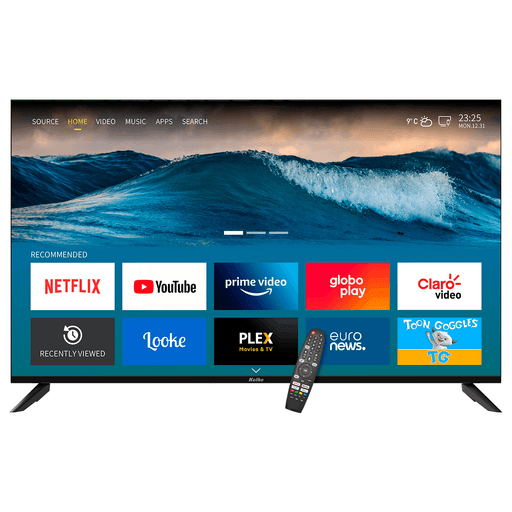 La Smart TV Kolke con pantalla DLED de 50” y sistema operativo Whale OS ofrece una experiencia visual de alta calidad con su resolución 4K UHD de 3840 x 2160, ideal para disfrutar de tus películas, series y videojuegos favoritos con un nivel de detalle impresionante. Compatible con las aplicaciones más populares, permite acceso rápido y fácil a tus plataformas de streaming y contenido multimedia. Además, cuenta con conectividad Bluetooth, facilitando la conexión inalámbrica con otros dispositivos para una experiencia de entretenimiento completa y sin complicaciones.