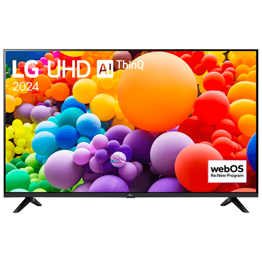 Disfrutá de una experiencia visual envolvente con la Smart TV LG de 50”, equipada con una pantalla 4K UHD y resolución Ultra HD (3840 x 2160) que ofrece imágenes nítidas y colores vibrantes. Su procesador α5 IA 4K Gen7 optimiza cada escena en tiempo real, mientras que el soporte para HDR10 y HLG brinda un mayor rango dinámico para detalles más profundos y realistas. Además, incluye el modo Filmmaker para ver tus películas favoritas tal como las pensó el director. Con conectividad WiFi y Bluetooth 5.1, accedé fácilmente a tus contenidos y dispositivos favoritos. Todo esto con una tasa de refresco de 60Hz que asegura fluidez en cada imagen.