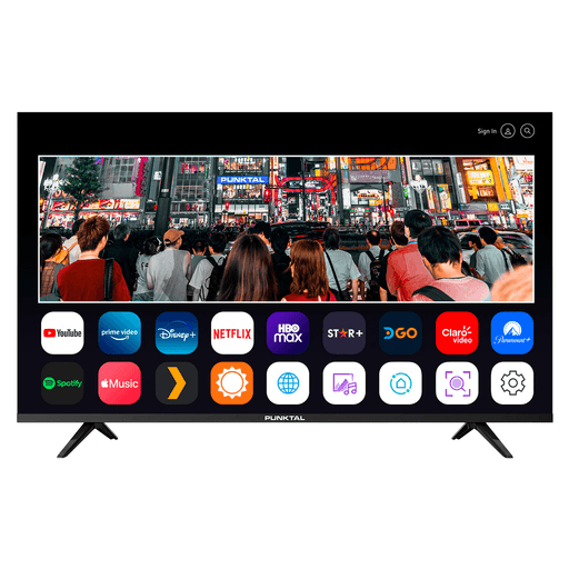 Viví una experiencia de entretenimiento en alta definición con el Smart TV Punktal de 65” y resolución 4K UHD. Equipado con el sistema operativo WebOS, te permite acceder a tus apps favoritas como Netflix, YouTube, Disney+, Prime Video, Max, Spotify y más, de forma rápida y sencilla. Su conectividad WiFi y Bluetooth, junto al control de voz y teclas de acceso directo, hacen que navegar y disfrutar de contenido sea más cómodo que nunca. Además, incluye múltiples conexiones como HDMI, USB, RCA, RJ45 y salida óptica, para que conectes todos tus dispositivos sin complicaciones.