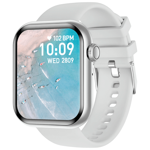 Este Smartwatch Kolke combina tecnología, estilo y funcionalidad en un diseño moderno y resistente. Cuenta con una amplia pantalla táctil TFT IPS de 1,91” (320 x 385) que ofrece excelente visibilidad y respuesta. Incorpora conectividad Bluetooth 5.0 para una sincronización rápida con tu dispositivo, y su batería recargable de 230mAh se carga rápidamente mediante un cable magnético. Ideal para quienes llevan una vida activa, incluye registro de ejercicio, modo multideporte accesible desde el lateral del reloj y es resistente al agua con certificación IP68, lo que lo convierte en un compañero confiable tanto para el día a día como para tus entrenamientos.