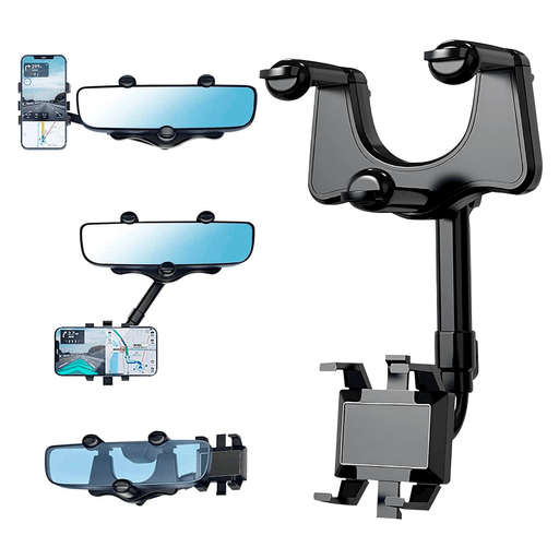 Este soporte para celular, fabricado en resistente material ABS, combina funcionalidad y estilo con un diseño ajustable y retráctil que se adapta perfectamente a tus necesidades sin bloquear tu ángulo de visión. Su brazo giratorio de 360° te permite encontrar el ángulo ideal con total libertad, mientras que su compatibilidad universal lo hace apto para casi todos los modelos de teléfonos. Ideal para quienes buscan practicidad, comodidad y seguridad en cada viaje o actividad.