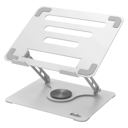 El Soporte Elevador Kolke es la solución ideal para mejorar la ergonomía y comodidad en tu espacio de trabajo o estudio. Fabricado en metal resistente, es compatible con notebooks de hasta 17.3