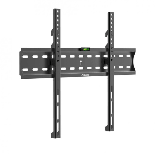 Soporte fijo para para TVs de entre 30 y 70 pulgadas, soporta hasta 40Kg. Incluye nivel burbuja para alinear el soporte al colocarlo y facilitar la instalación. Realizado en acero laminado en frío, cuenta con patrón de montaje universal, vesa máximo 600x400mm y la separación de la pared es de 23mm.