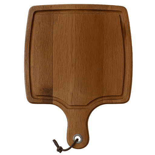 Esta tabla de picar de madera natural combina un diseño sofisticado con la practicidad que necesitás todos los días. Con su superficie resistente, ranura en el borde para evitar derrames y un mango con cuerda para colgar, es ideal tanto para cortar alimentos como para servir fiambres, quesos o snacks con estilo. Fácil de limpiar y mantener, esta tabla de 39 x 26 x 1,5 cm se adapta a cualquier momento, desde lo cotidiano hasta las ocasiones especiales.