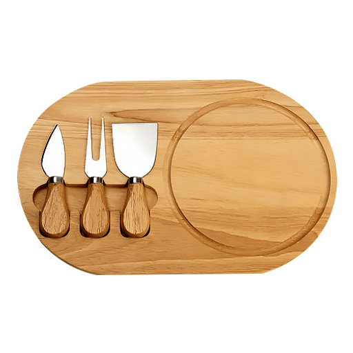 Este sofisticado Set de Tabla de madera natural acompañado de utensilios de acero inoxidable destaca por su diseño elegante y funcional. La tabla de 33 x 21cm incluye ranuras especialmente diseñadas para los tres utensilios de acero inoxidable con mangos de madera premium: un tenedor, un cuchillo y una spatula. Perfecto para el uso diario, este conjunto no solo es resistente, sino también fácil de limpiar y mantener, lo que garantiza durabilidad y practicidad. Ideal para cualquier ocasión, aporta un toque de distinción y comodidad a la experiencia gastronómica, combinando calidad y estilo en cada detalle.