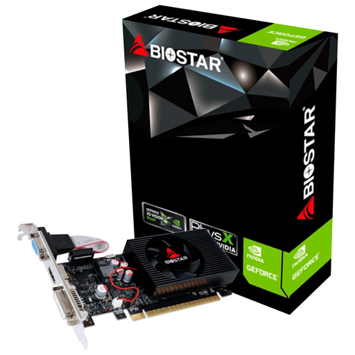 Con esta tarjeta de video Biostar GT730 de 4GB DDR3 podrás obtener un excelente rendimiento. Cuenta con conectores VGA, DVI y HDMI, una resolución máxima VGA de 2048x1536 y digital de 2560x1600 con tipo de montaje normal.