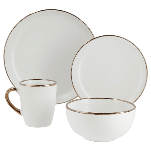 Este juego de vajilla de 16 piezas en cerámica es una excelente opción para equipar tu mesa con estilo y funcionalidad. Pensado para 4 comensales, ofrece un equilibrio perfecto entre practicidad y estética, ideal tanto para el uso diario como para compartir momentos especiales. Fabricado con cerámica resistente y de alta calidad, garantiza durabilidad y un acabado elegante que se mantiene con el tiempo. Para mayor comodidad en la rutina diaria, la vajilla es apta para lavavajillas y microondas, lo que facilita tanto la limpieza como el calentado de los alimentos.