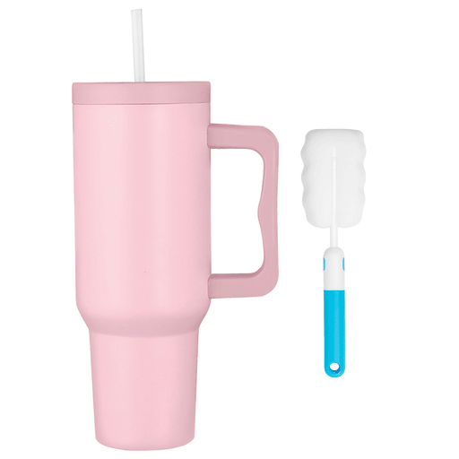 Llevá tus bebidas favoritas a donde vayas con este vaso térmico de 1200ml. Su diseño moderno cuenta con un asa ergonómica y tapa con sorbito, ideal para el día a día, entrenamientos o viajes. Fabricado en acero inoxidable 304, es libre de BPA, fácil de lavar, apto para lavavajillas y viene con una esponja de limpieza incluida. Práctico, resistente y listo para acompañarte en cualquier ocasión.

