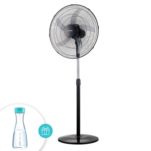 El ventilador de pie Allied es el dispositivo perfecto para mantener tu espacio fresco y cómodo durante los días calurosos de verano. Cuenta con 85W de potencia y 3 velocidades ajustables, ideales para mantener un flujo de aire constante en toda la habitación. Además, tiene un diámetro de 50cm, una altura máxima de 1.70m, 5 aspas y rejilla protectora que garantizan una amplia cobertura y un funcionamiento seguro y eficiente. Incluye botella filtrante Flow'n go de regalo.