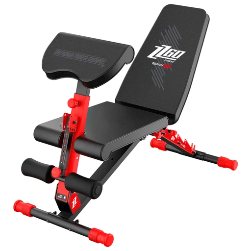 Banco de Ejercicios ZZGO Bench Pro Completamente Plegable y ...