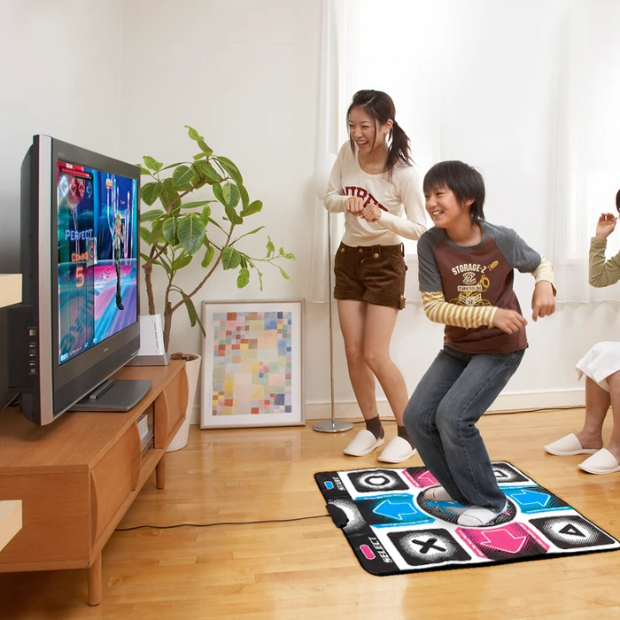 Alfombra De Baile Electrónica Para Niños Y Adultos – Doble Sensibilidad, Antideslizante, Plug And Play Con 176 Canciones Y 68 Juegos