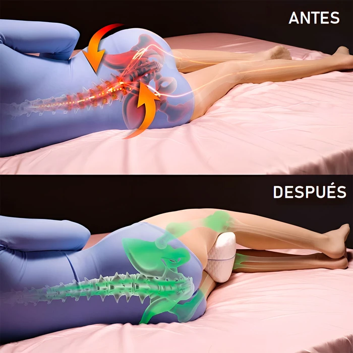 Almohada para las Piernas con Diseño Ergonómico de Espuma Viscoelástica, al mejor precio, solo en LOi
