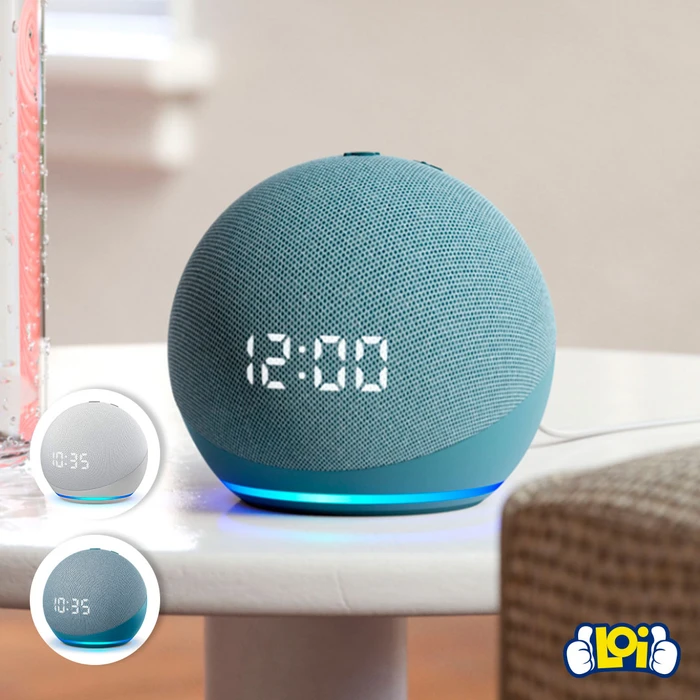 alexa echo dot con reloj