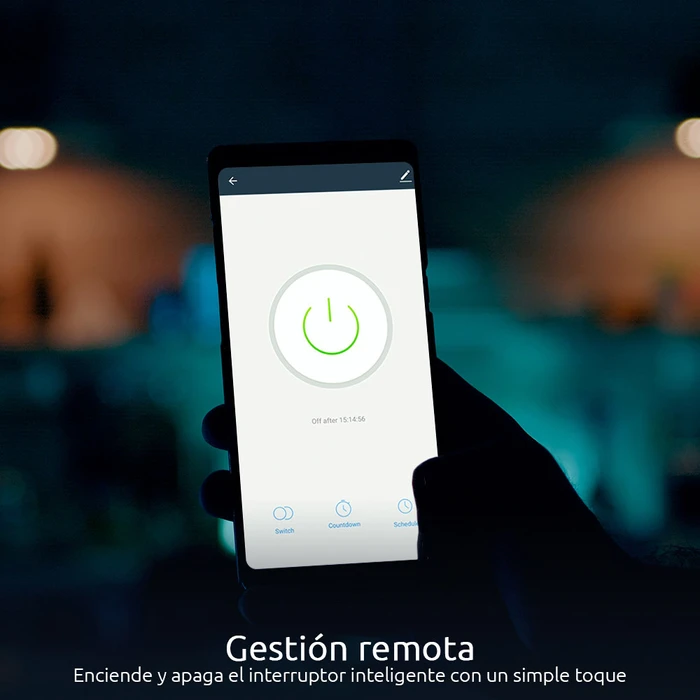 Atenuador de Luz NEXXT Smart WIFI Dimmer Switch Control por Voz