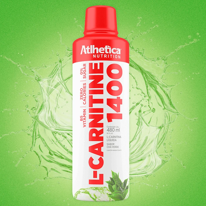 l-carnitina con te verde para que sirve Suplemento L-Carnitina 1400 Atlhetica Nutrition Presentación de 480ml