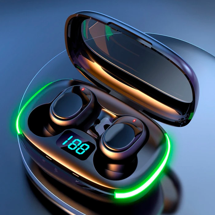 Auriculares Y70 Inalámbricos Bluetooth TWS, con Estuche Cargador