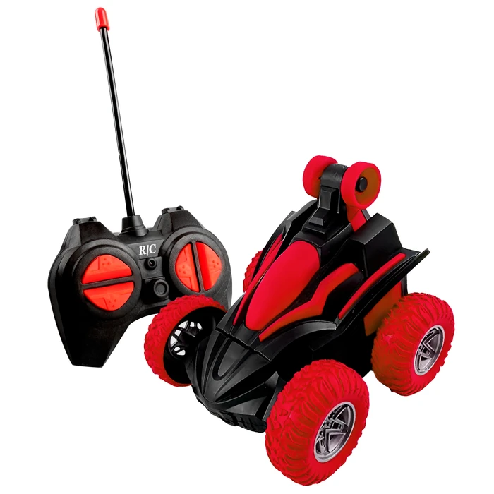 Auto a Control Remoto Stunt Racing con Batería Recargable, Gira