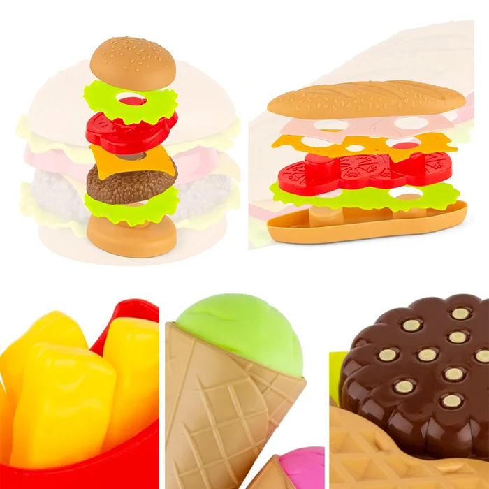 Hot Dog Carrito De Hamburguesas Juguete 5