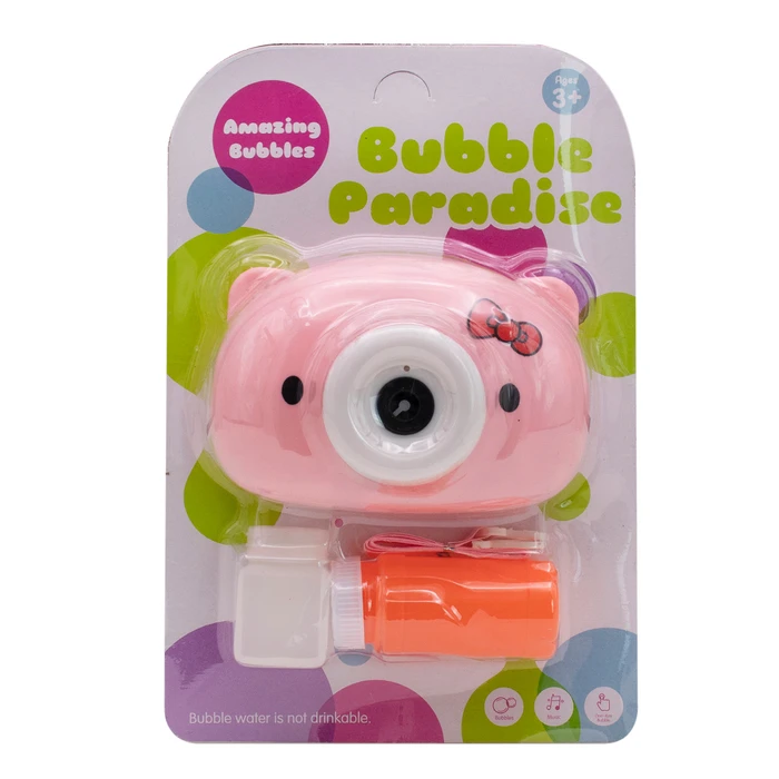 Burbujero Automático con Música y Luces Diseño Cámara de Fotos