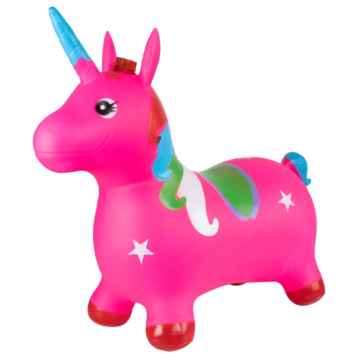 Burrito Unicornio Saltarin Inflable, con Sonido Rosa, oferta