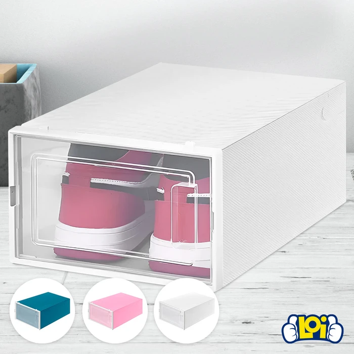 Caja Organizadora Desmontable Ideal para Zapatos Rosa, oferta