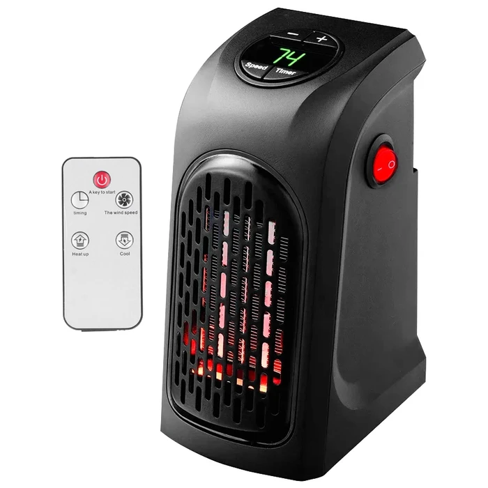 Calefactor Ceramico Enchufe Pared Calefactor HOMCOM Temporizador