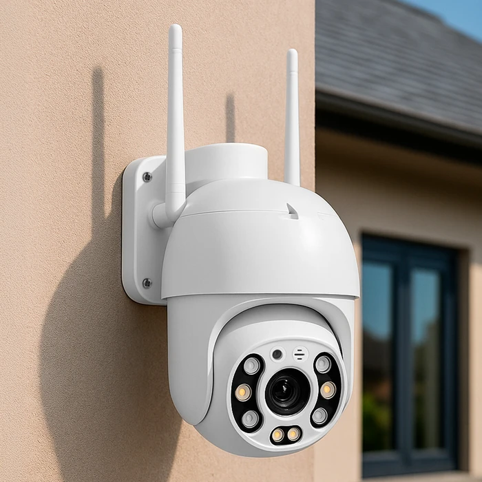 Cámara de Seguridad Motorizada PTZ Inalámbrica WIFI Apta