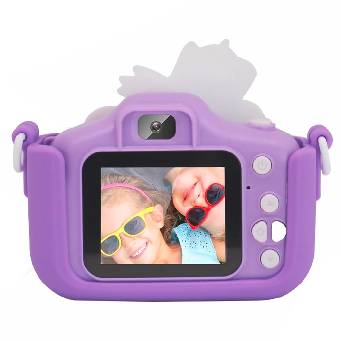Cámara Digital Para Niños Unicornio – 1080P Con 20MP, 32GB, 5 Juegos Y 12 Idiomas – Regalo +3 Años
