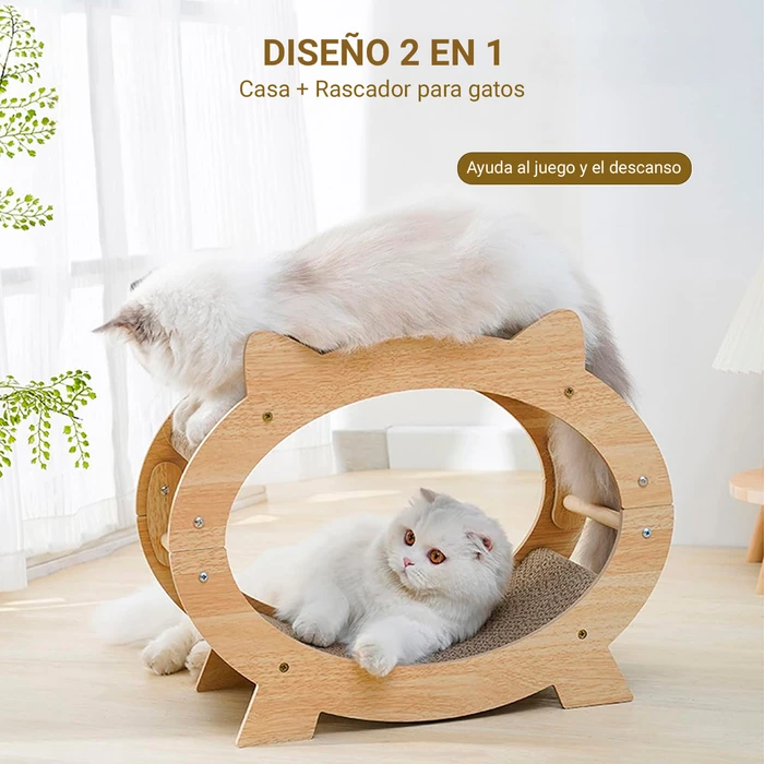 Casa Rascador para Gatos en con Diseño de Arco, oferta