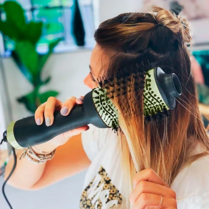 Cabello Secador Con Mucha Potencia Cepillo Secador De Pelo