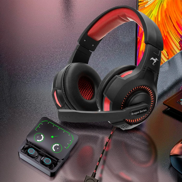 Combo KOLKE Auriculares Killer con Micrófono para PC PS5 PS4 Xbox