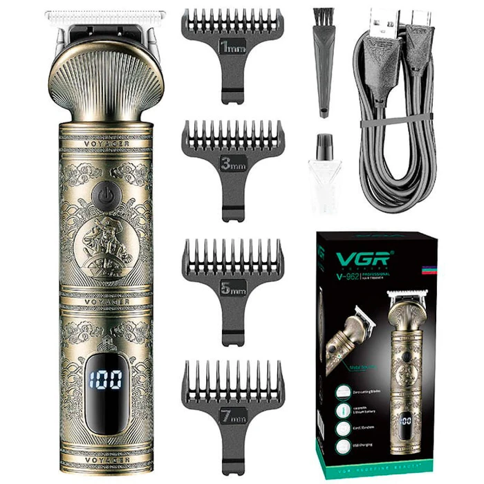 Corta Pelo Profesional VGR V-962 Compacta Lavable Inalámbrica