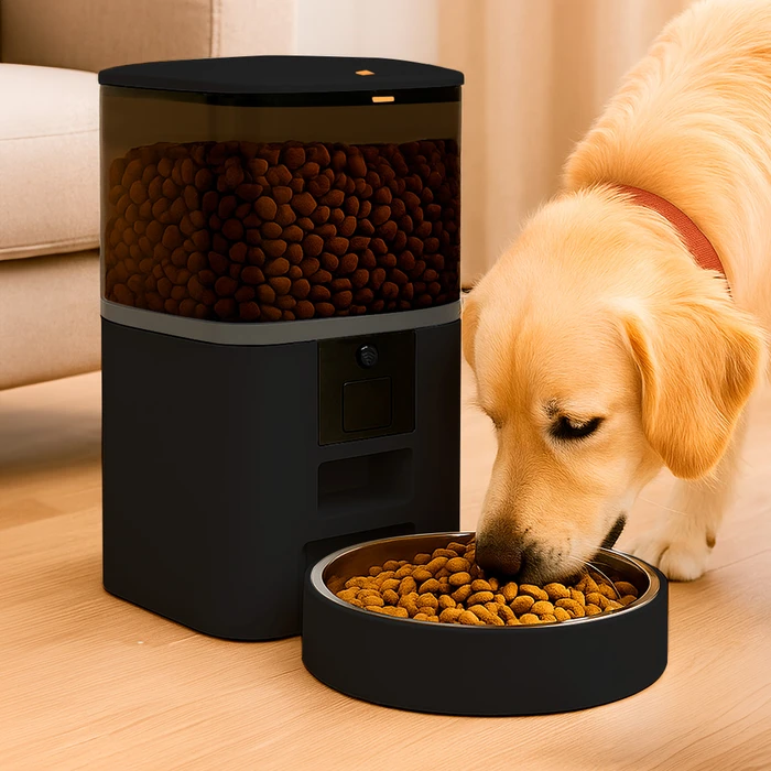 Dispensador Automático de Comida para Mascotas, Capacidad de 4L