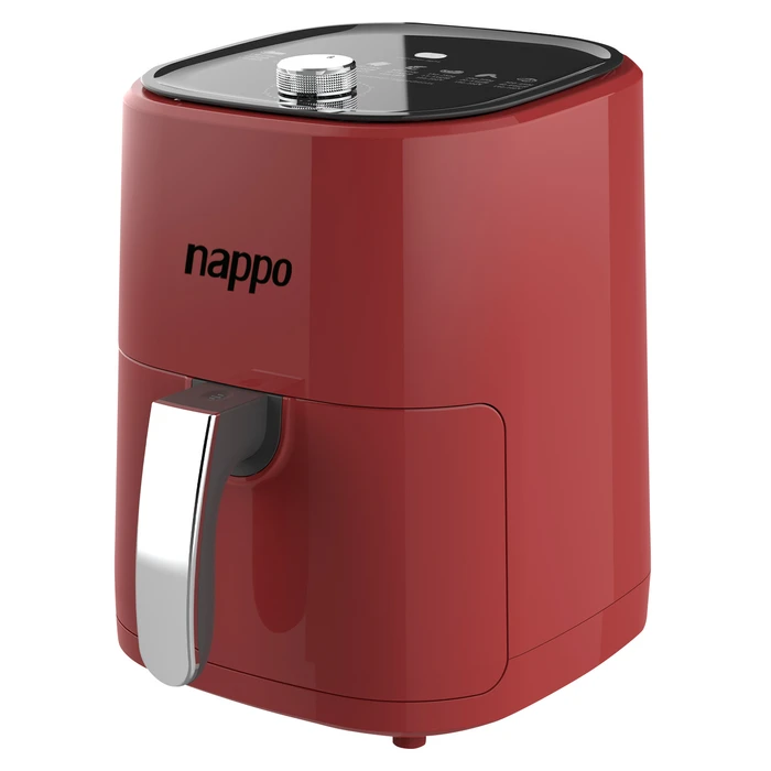 Freidora Sin Aceite NAPPO 1200W 3.8L de Capacidad - Rojo, oferta LOi.
