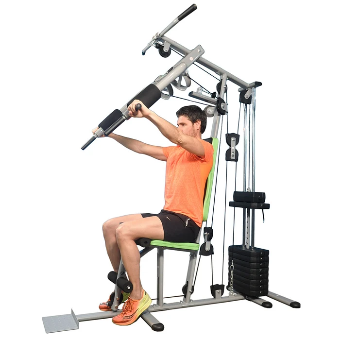 Gimnasio Multifuerza BRAVO con Pesas y Accesorios Incluidos