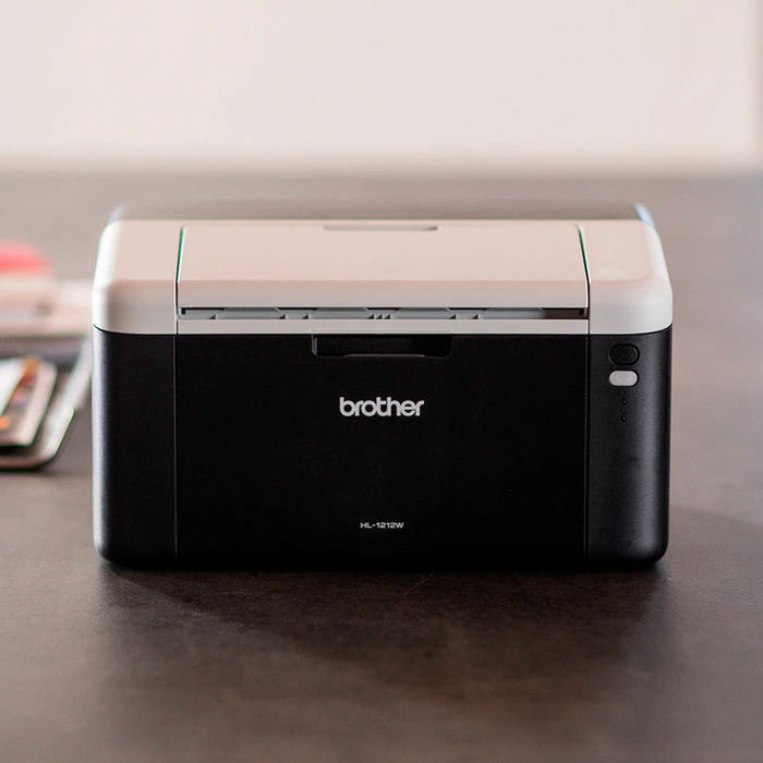 Impresora Láser BROTHER HL-1212W Inalámbrica WIFI Monocromática Toner Incluido, oferta LOi.