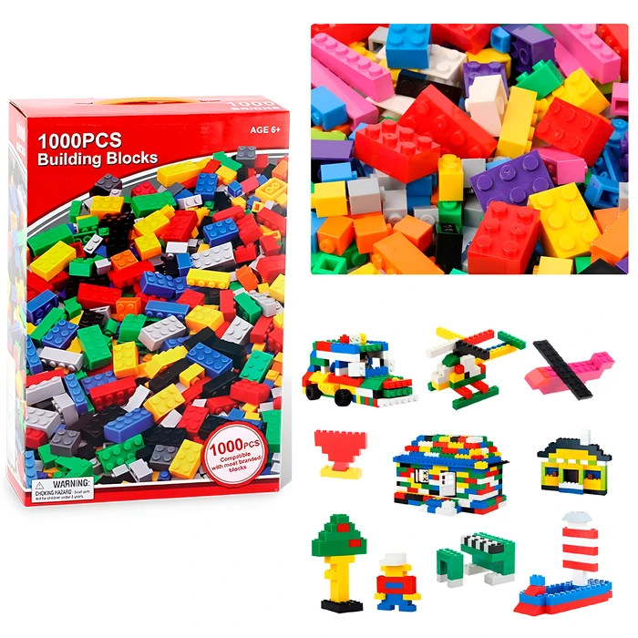 Juego de Bloques Ladrillos de Encastre 1000 Piezas, oferta