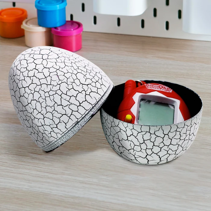 Mascota Virtual Electrónica En Huevo Con 4 Botones, Juego Digital Portátil Para Cuidar Y Alimentar, Regalo Para Niños