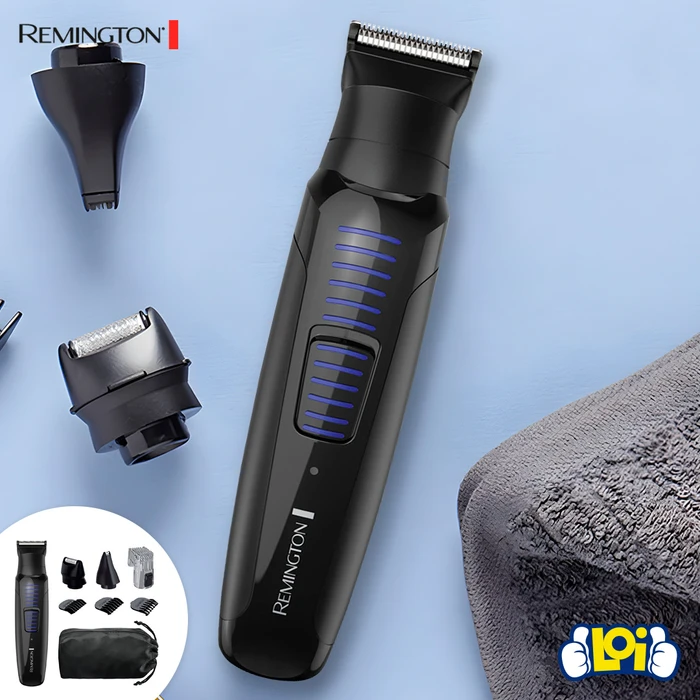 Kit Corta Barba Todo En REMINGTON con Accesorios y Bolso, oferta