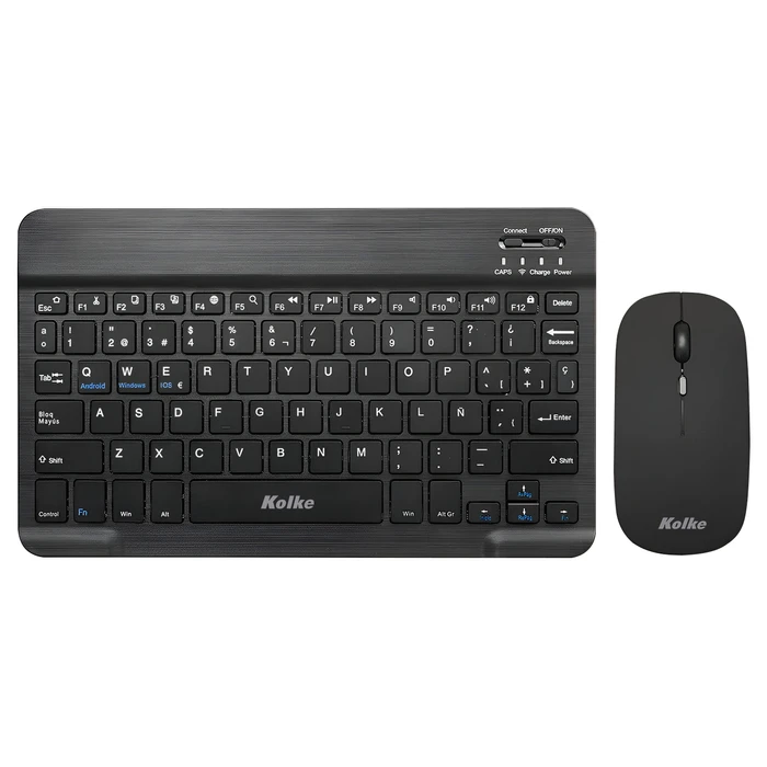 Combo Inalámbrico KOLKE Teclado Multimedia de 78 Teclas y Mouse