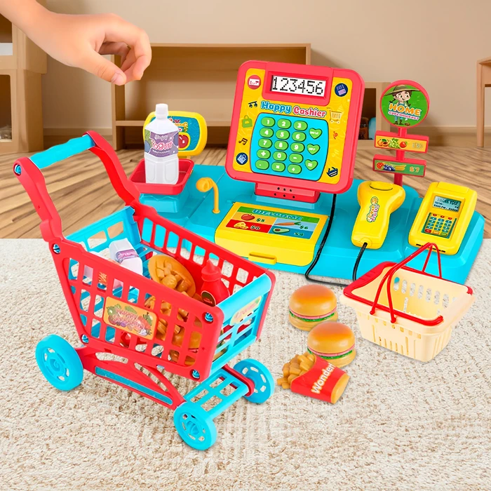 Carrito Juguetes En Supermercado Lider Tienda De Comestibles De