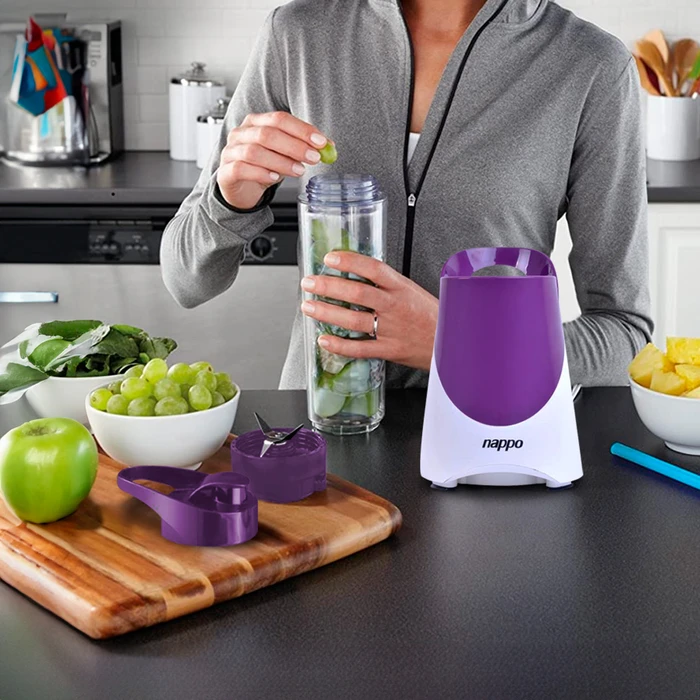 Licuadora Portátil NAPPO Shake n Take 300W Vasos 600ml Violeta - Main Image
