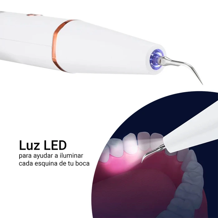 Limpiador Dental Ultrasónico Removedor de Sarro con Batería