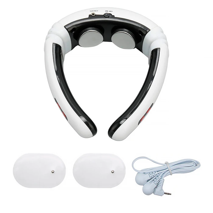 Masajeador de Pulso Eléctrico con Electroestimulación y Parche de