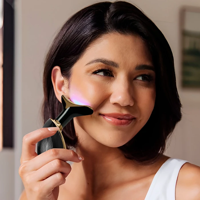 Masajeador Facial Inalámbrico con 3 Tipos de Masajes, Función de Calor  Magnético y Batería Recargable - Negro, oferta LOi.