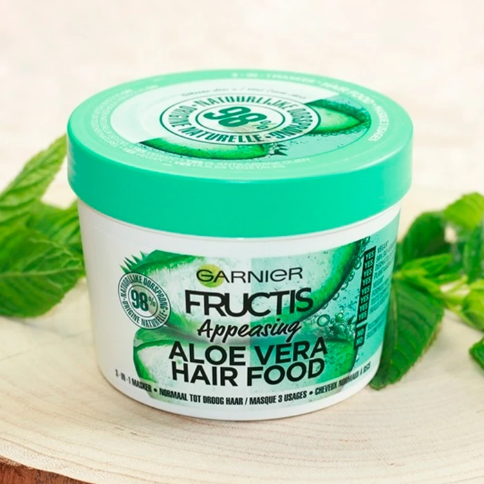 Mascarilla Garnier Hair Food Aloe Vera Para Pelo Deshidratado - 350ml,  oferta LOi.