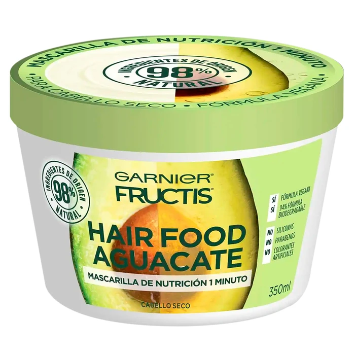 Mascarilla Garnier Hair Food Aguacate Para Pelo Seco 350ml